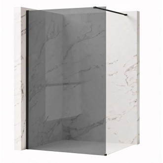 Sprchová zástěna Rea Flexi Grey / Black 120