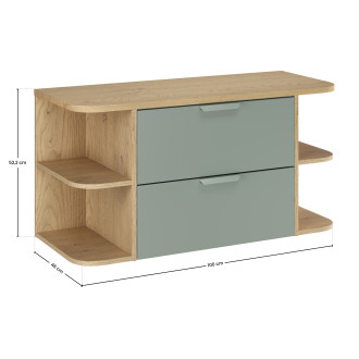 Comad SET-ASG B CREMONA 100CM LRSM Koupelnová sestava 100 cm s deskou