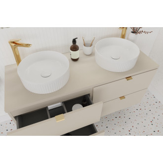 Zestaw meblowy 120cm z blatem i 2 umywalkami nablatowymi Beyond