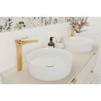 Zestaw meblowy 120cm z blatem i 2 umywalkami nablatowymi Beyond