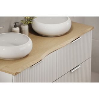 Zestaw meblowy 120cm z blatem i 2 umywalkami nablatowymi Beyond