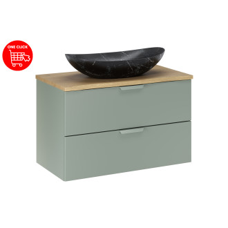 Zestaw meblowy 80cm z blatem i umywalką nablatową Lena