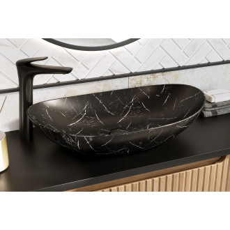 Zestaw meblowy 80cm z blatem i umywalką nablatową Lena