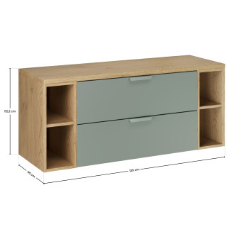 Comad SET-ASG B CREMONA 120CM LR Koupelnová sestava 120 cm s deskou