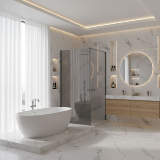 Sprchová zástěna Rea Flexi Grey / Titan 80