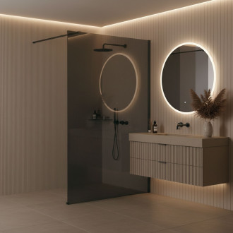 Sprchová zástěna Rea Flexi Grey / Titan 100