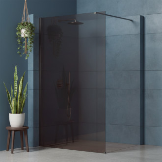 REA Sprchová zástěna Flexi Brown / Titan 110 KPL-K99471