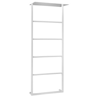 SKA nástěnný sušák ručníků s policí 454x1184x252mm, bílá mat SKA711