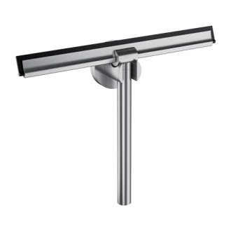 Omnires UNI stěrka na vodu s držákem, nikl kartáčovaný UN10910NI