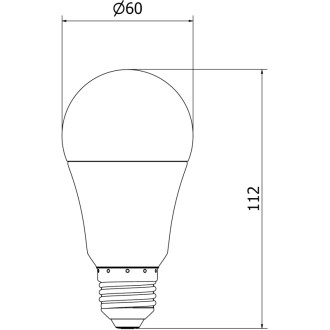 Mexen Nova 6x LED žárovka E27, A60, 9W, studená - 6500K, 945 lm - L100-E27-0965-01x06