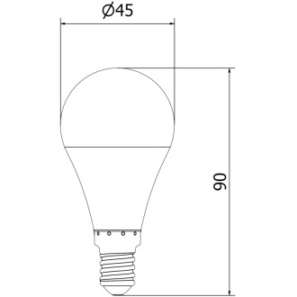 Mexen Nova 10x LED žárovka E14, G45, 8W, studená - 6500K, 840 lm - L101-E14-0865-01x10