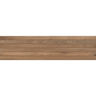 Mexen Western Wood Bruno gres szkliwiony rekt. G1, płytka drewnopodobna podłogowo-ścienna 120 x 30 cm, mat - TL702-120-030-51