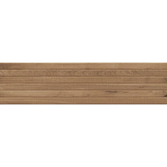Mexen Western Wood Walnut gres szkliwiony rekt. G1, płytka drewnopodobna podłogowo-ścienna 120 x 30 cm, mat - TL702-120-030-54