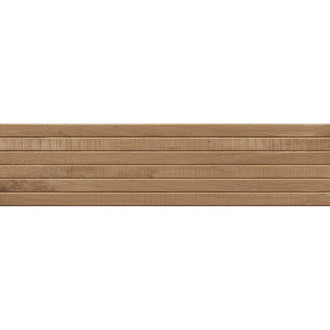 Mexen Western Wood Walnut gres szkliwiony rekt. G1, płytka drewnopodobna podłogowo-ścienna 120 x 30 cm, mat - TL702-120-030-54
