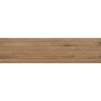 Mexen Western Wood Walnut gres szkliwiony rekt. G1, płytka drewnopodobna podłogowo-ścienna 120 x 30 cm, mat - TL702-120-030-54