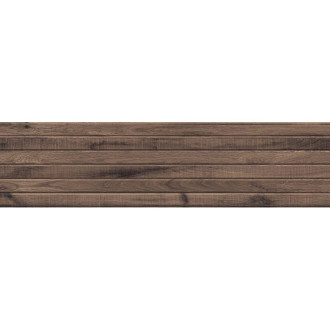 Mexen Western Wood Choco gres szkliwiony rekt. G1, płytka drewnopodobna podłogowo-ścienna 120 x 30 cm, mat - TL702-120-030-56