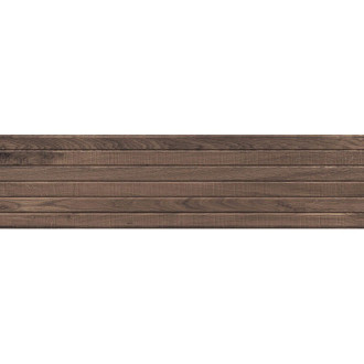 Mexen Western Wood Choco gres szkliwiony rekt. G1, płytka drewnopodobna podłogowo-ścienna 120 x 30 cm, mat - TL702-120-030-56