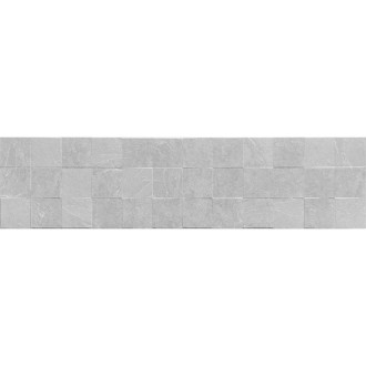 Mexen Icon Lyon Silver gres szkliwiony rekt. G1, płytka podłogowo-ścienna 120 x 30 cm, mat - TL712-120-030-55