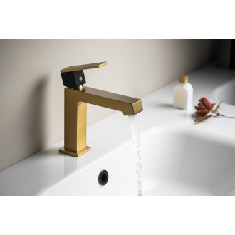 KRONY stojánková umyvadlová baterie, zlato mat