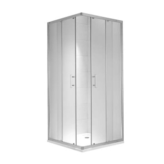 JIKA Cubito Pure sprchový kout 90x90cm stříbro/artic H2512420026661