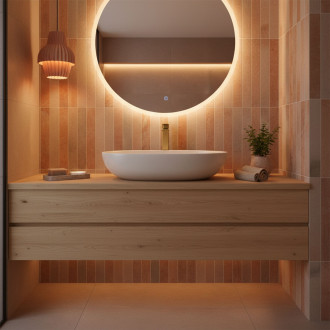 Koupelnová baterie Rea Arlo Brush Gold