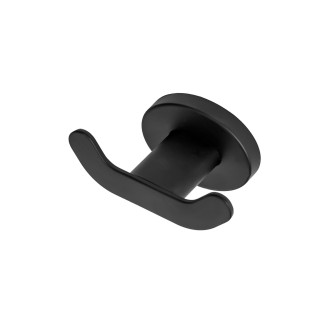 REA Dvojitý háček na ručník, černá REA-77021