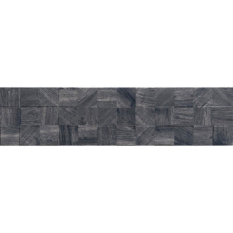 Mexen Riga Lyon Black gres szkliwiony rekt. G1, płytka drewnopodobna podłogowo-ścienna 120 x 30 cm, mat - TL713-120-030-50