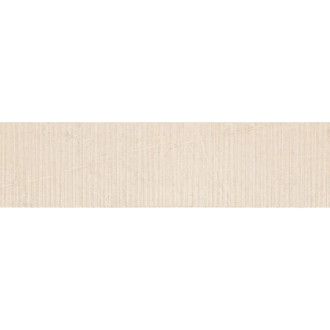 Mexen Flamingo Mayolica Crema gres szkliwiony rekt. G1, płytka podłogowo-ścienna 120 x 30 cm, carving - TL715-120-030-51