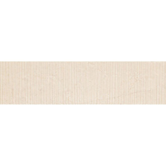 Mexen Flamingo Mayolica Crema gres szkliwiony rekt. G1, płytka podłogowo-ścienna 120 x 30 cm, carving - TL715-120-030-51