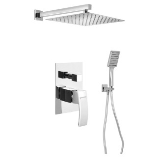 GINKO podomítkový sprchový set s pákovou baterií, 2 výstupy, chrom 1101-42-23