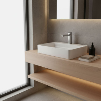 Koupelnová baterie Rea Arlo Brush Nickle