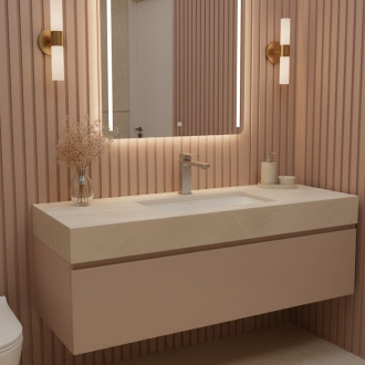 Koupelnová baterie Rea Arlo Brush Nickle