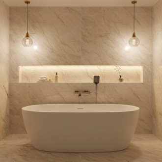 Vanová baterie Rea Arlo Nickle Brush