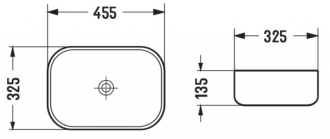 Mexen RITA Umyvadlo na desku, kámen 21084598