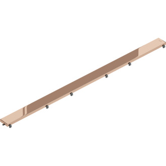 Mexen Flat M13 maskownica 2w1 do odpływu liniowego 100 cm, różowe złoto - 1619100