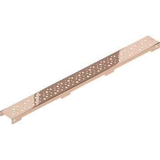 Mexen Flat M12 maskownica do odpływu liniowego 50 cm, różowe złoto - 1621050