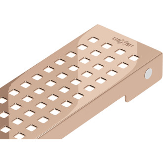 Kryt Mexen Flat M08 pro lineární žlab 50 cm, růžové zlato - 1625050