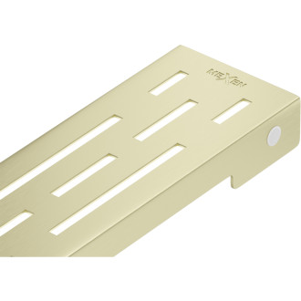 Kryt Mexen Flat M01 pro lineární žlab 60 cm, kartáčované zlato - 1A20060