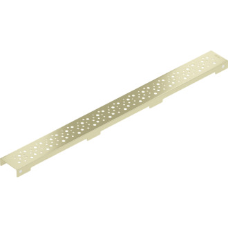 Mexen Flat M12 maskownica do odpływu liniowego 70 cm, złota szczotkowana - 1A21070