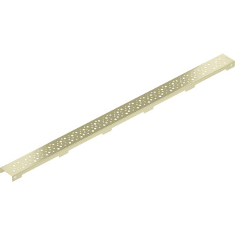 Mexen Flat M12 maskownica do odpływu liniowego 100 cm, złota szczotkowana - 1A21100