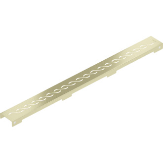 Mexen Flat M18 maskownica do odpływu liniowego 70 cm, złota szczotkowana - 1A23070