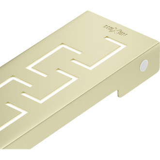 Krytka Mexen Flat M15 pro lineární žlab 80 cm, kartáčované zlato - 1A24080