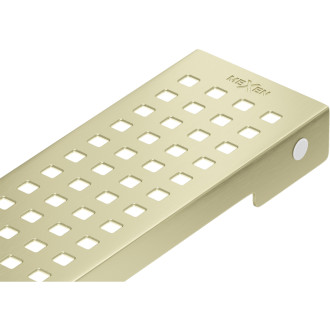 Kryt Mexen Flat M08 pro lineární žlab 90 cm, kartáčované zlato - 1A25090