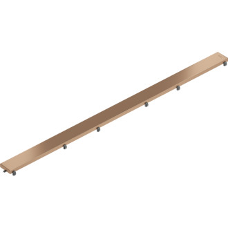 Mexen Flat M13 maskownica 2w1 do odpływu liniowego 90 cm, miedź szczotkowana - 1C19090