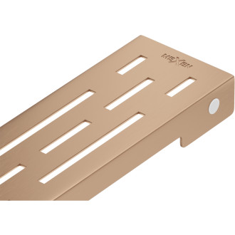 Kryt Mexen Flat M01 pro lineární žlab 50 cm, kartáčovaná měď - 1C20050