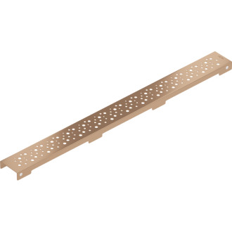 Mexen Flat M12 maskownica do odpływu liniowego 70 cm, miedź szczotkowana - 1C21070