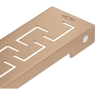 Krytka Mexen Flat M15 pro lineární žlab 80 cm, kartáčovaná měď - 1C24080