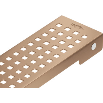 Kryt Mexen Flat M08 pro lineární žlab 100 cm, kartáčovaná měď - 1C25100