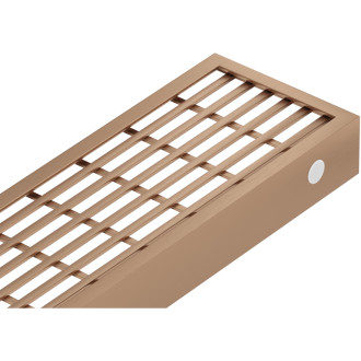 Kryt Mexen Flat M33 pro lineární žlab 80 cm, kartáčovaná měď - 1C33080