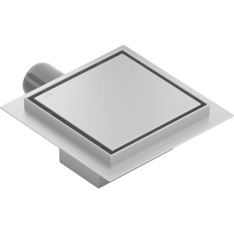 Mexen Flat-Q M13 wpust podłogowy kwadratowy 20 x 20 cm, inox - 1010020